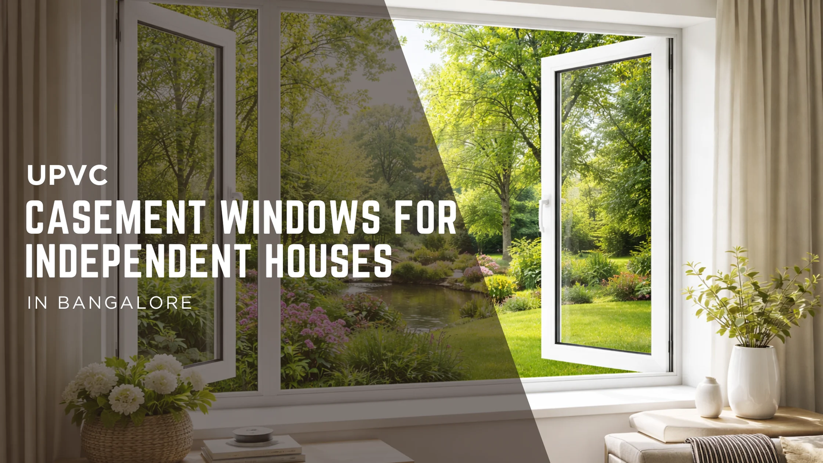 uPVC Casement Window for Independent Houses in Bangalore – Perfect Choice for Comfort & Durability