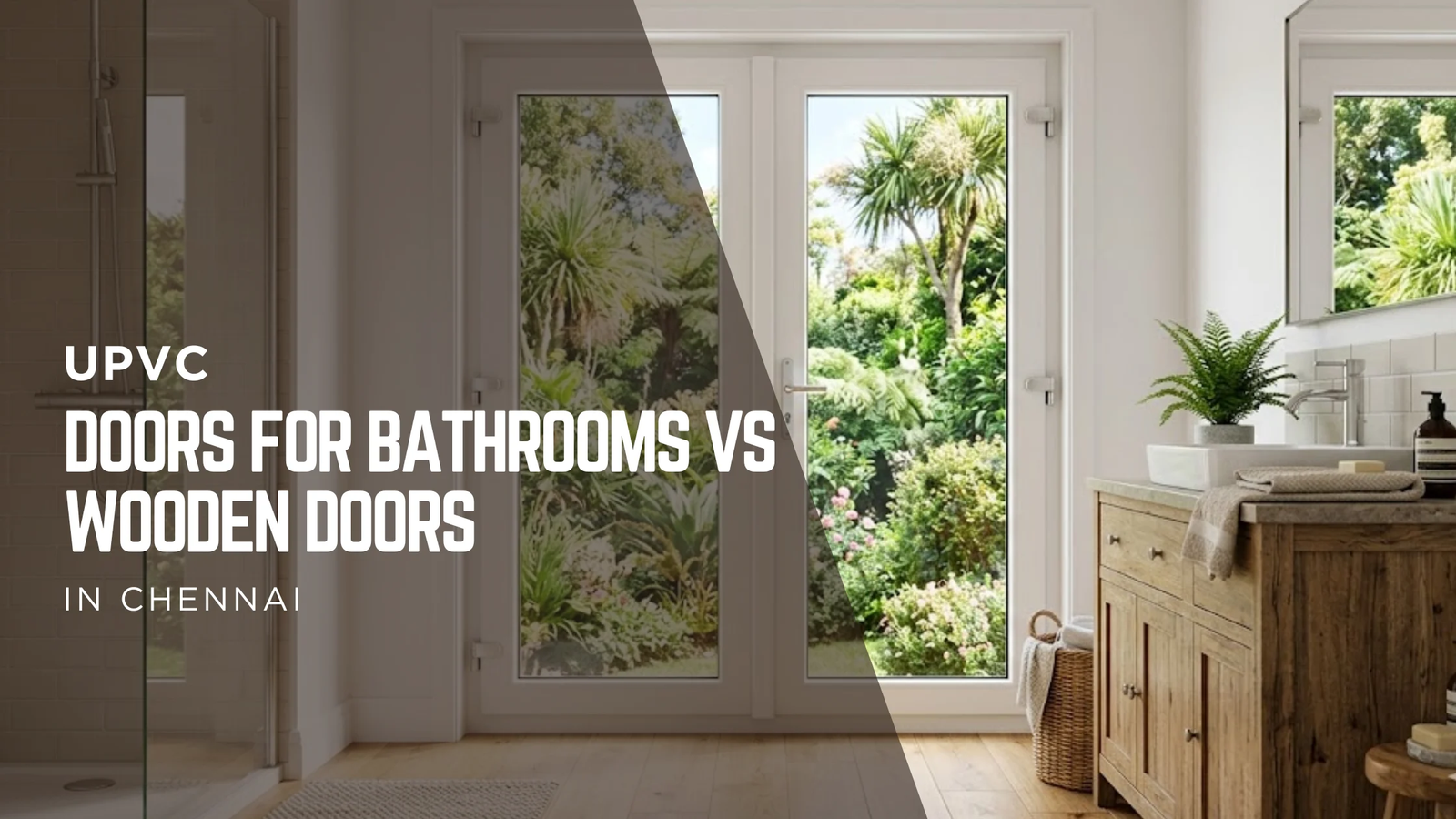 uPVC Doors for Bathroom vs Wooden Doors in Chennai: Which is Better for Your Home?