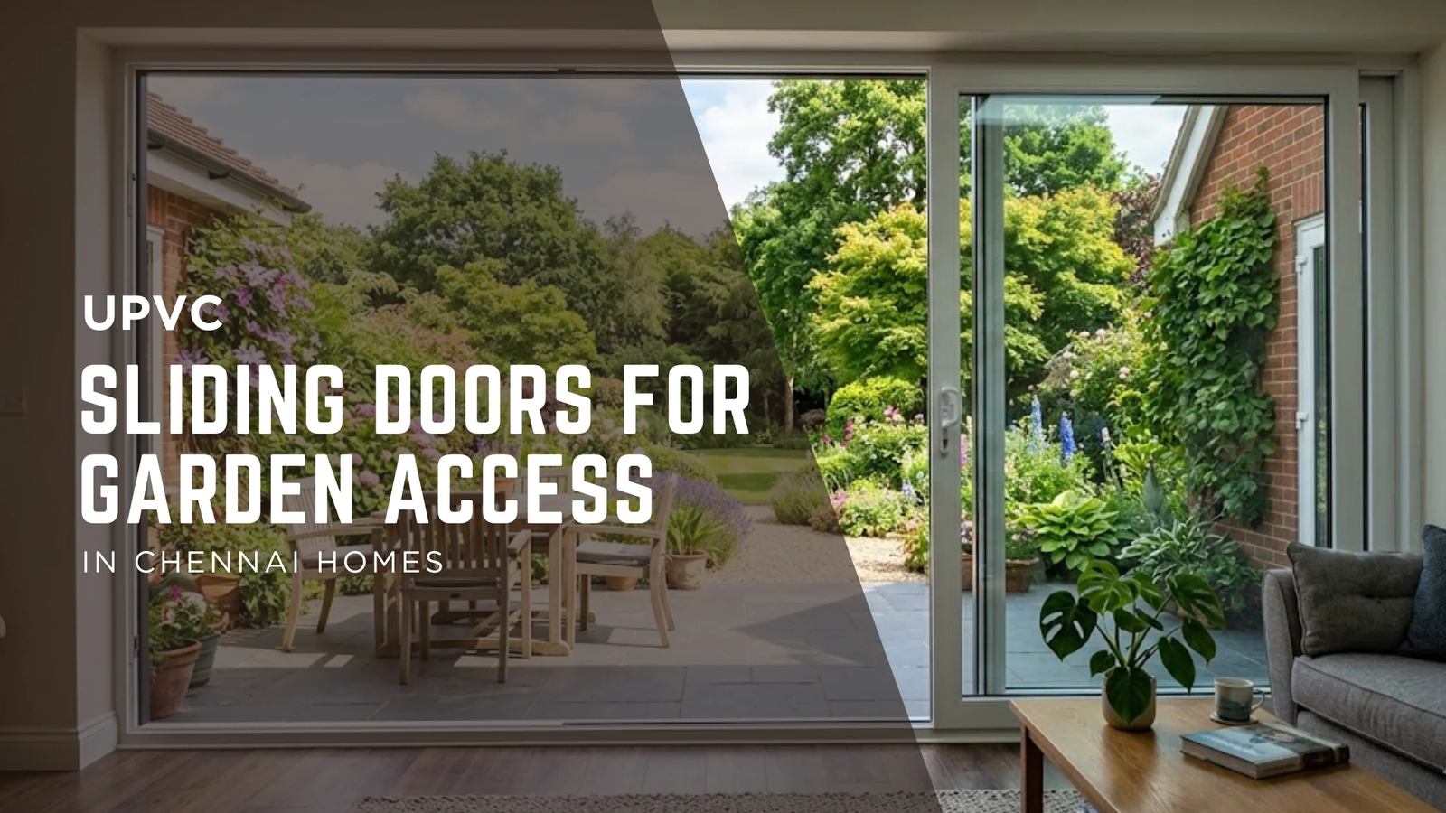 uPVC Sliding Doors for Garden Access in Chennai Homes – Seamless Living with Comfort & Style