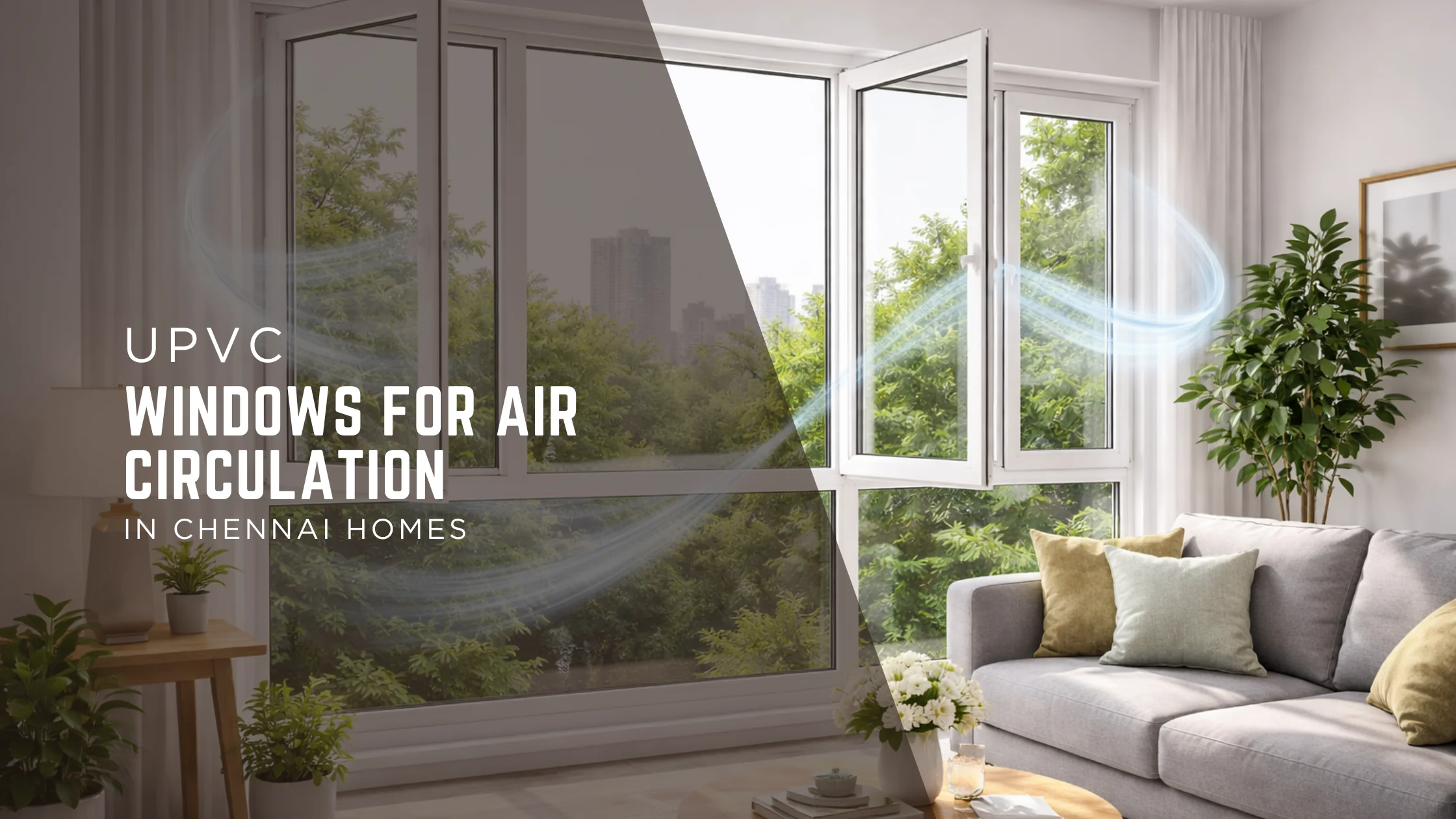 uPVC Windows for Better Airflow in Chennai Homes – Keep Your Space Cool, Fresh & Comfortable